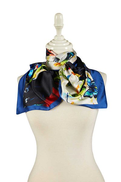 Bursa İpek White Silky Scarf