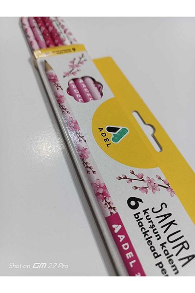 Adel Pencil Sakura Floral Pencil(6pcs)