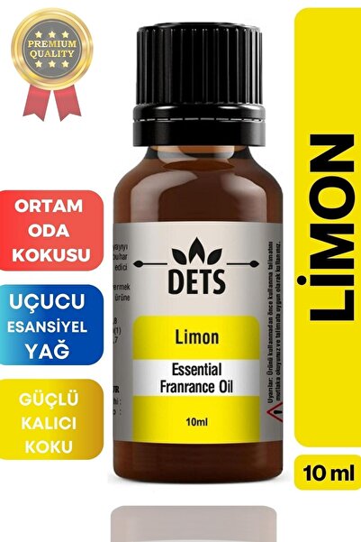 Dets Limon Uçucu Yağ Buhurdanlık Yağı Difüzör Esansı Oda Kokusu Esansı Hava N...