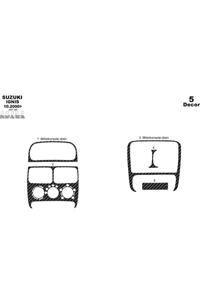 meriç cockpit design ميريتش ®   سوزوكي إيجنيس توربيدو أمامي مطلي أسود لامع 5 ...