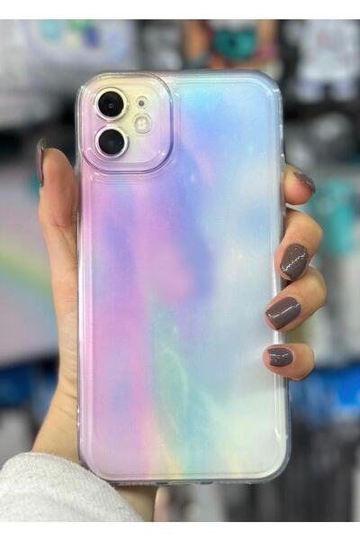 Go Aksesuar Iphone 11 Uyumlu ( 12 Görünümlü Köşeli ) Kamera Korumalı Kılıf