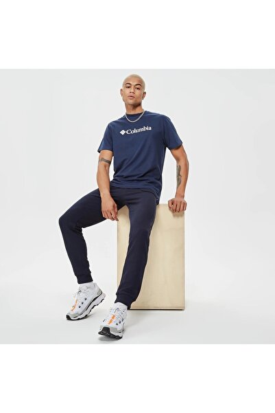 Columbia Ανδρικό μπλουζάκι 9110141-466 Cs0287 Csc M Basic Big Logo Brushed Ss Tee