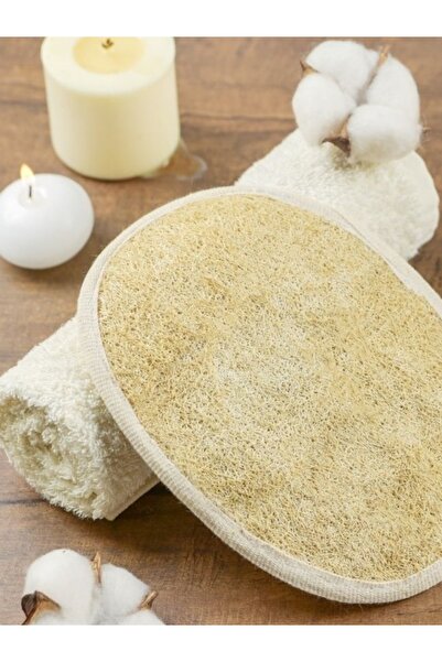 INNDREAM حمام فرك حمام اللوف فرك اليقطين منشفة فرك الوجه فرك الجسم 1 قطعة