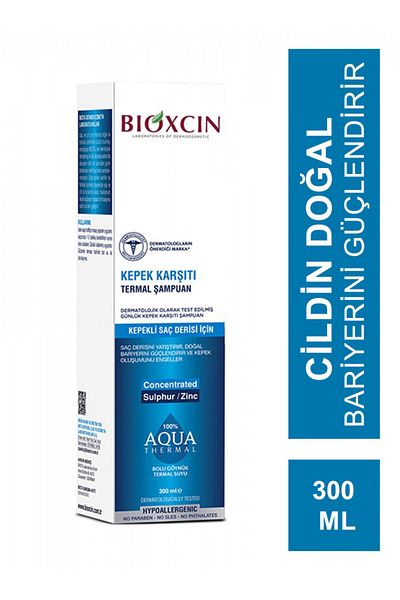 Bioxcin Aqua Thermal 300 ml Shampoo and Anti-Dandruff