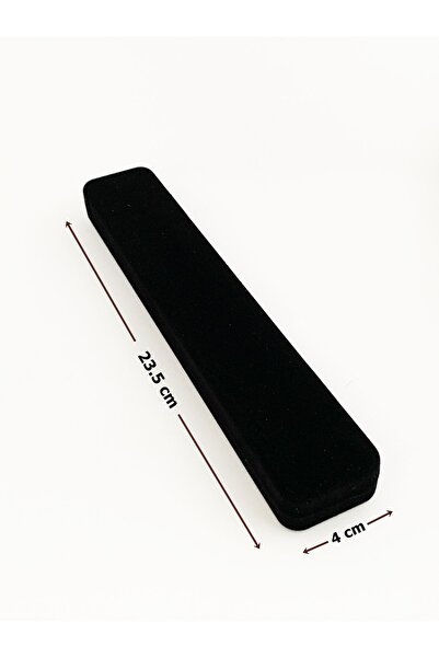 Genel Markalar Siyah Kadife Tesbih/bileklik Kutusu