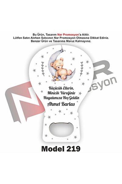 Nar Promosyon 25 Adet Doğum Günü Baby Shower Magnet Açacak Düğün Nikah Nişan ...