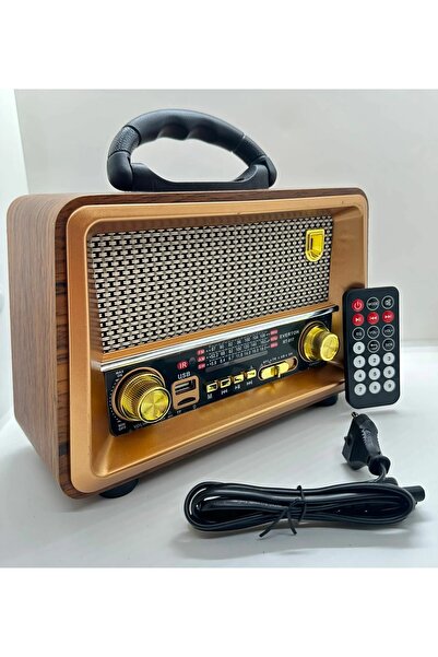 ataşbey Rt-817 Nostalji Müzik Kutusu, Bluetooth, Usb/sd/aux/fm 3 Band Radyo K...