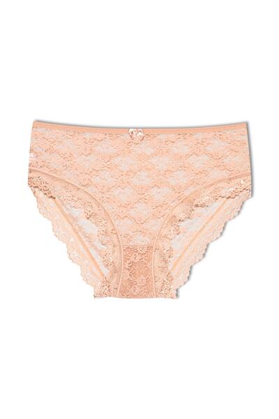 HNX Pachet de 3 chiloți de damă cu talie înaltă din dantelă