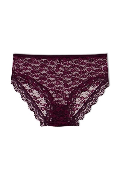 HNX Γυναικεία εσώρουχα 2 συσκευασιών Δαντέλα Ψηλόμεση Plus Size