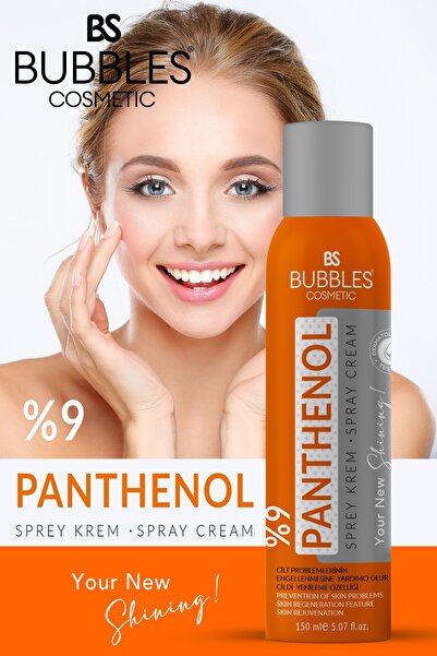 bs bubbles cosmetic Panthenol %9 Cilt  Sprey Krem 150ml