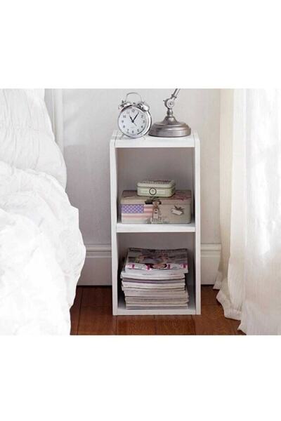 Genel Markalar Kapaksız Beyaz Komodin