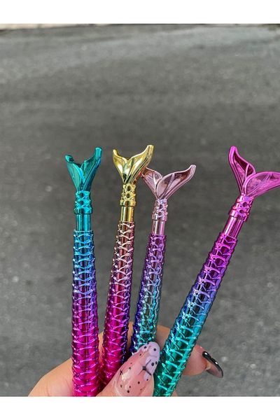 Planet Butik Metallic Color Mermaid 0.7 Versatil Pencil Set of 4