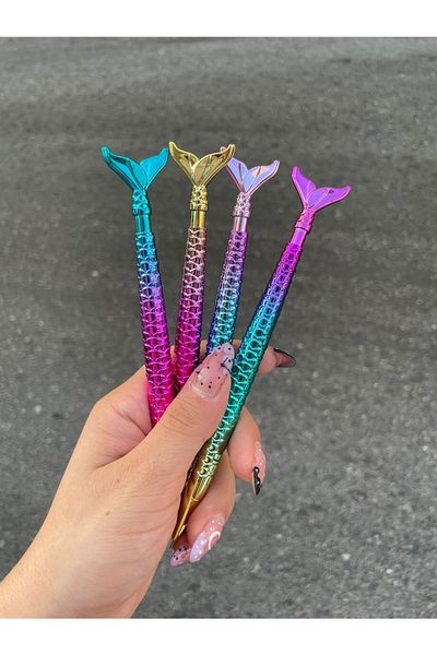 Planet Butik Metallic Color Mermaid 0.7 Versatil Pencil Set of 4