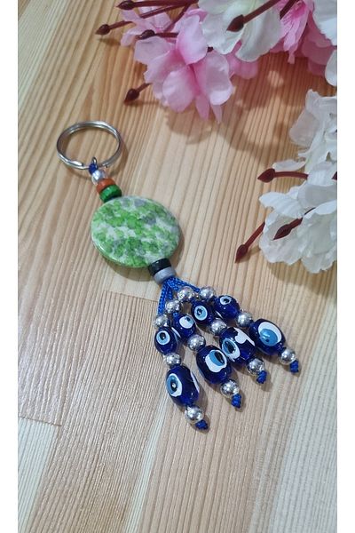 erdoğan hobi Keychain Charm Charm Evil Eye Ornament Car Ornament Bag Ornament Evil Eye Beaded Gift Keychain Mdl5