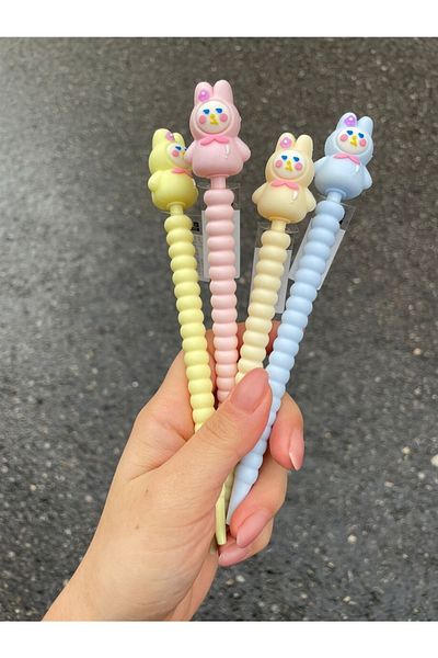 Planet Butik Kawaii Duck 0.7 Versatil Pen Set of 4