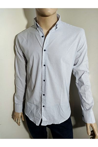 PACHOZ Cămașă sport cu nasturi, slim fit