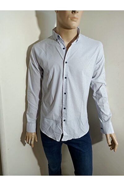 PACHOZ Спортивна сорочка зі струнким кроєм та ґудзиками на комірі