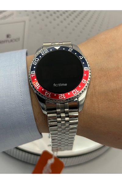 Ferrucci Brand Stylish Silver Color Digital Men's Wrist Watch