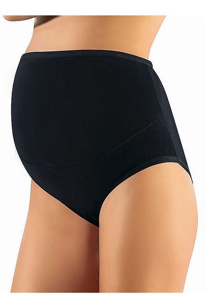 Anıt Women's Black Cotton Maternity Panties
