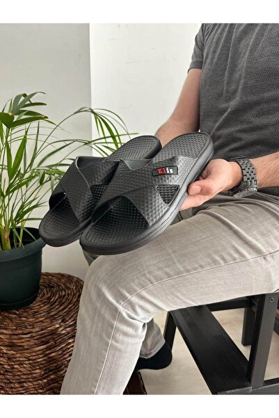 Behtah Kundura Men's 3-Piece Mixed Color Non-Slip Sole Soft Airblow Bathroom Balcony Beach Street Slippers Dowry Guest