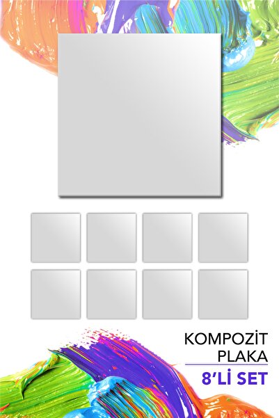 Artebella 16x17 Cm Pres Kompozit Plaka 8'li Paket