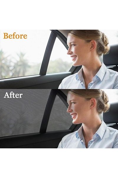 MARVA Vehicle Side Window Nursing Curtain - Sunshade 2 Pieces
