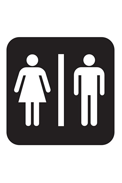 Sim Tasarım Wc Tuvalet Ikon Sticker