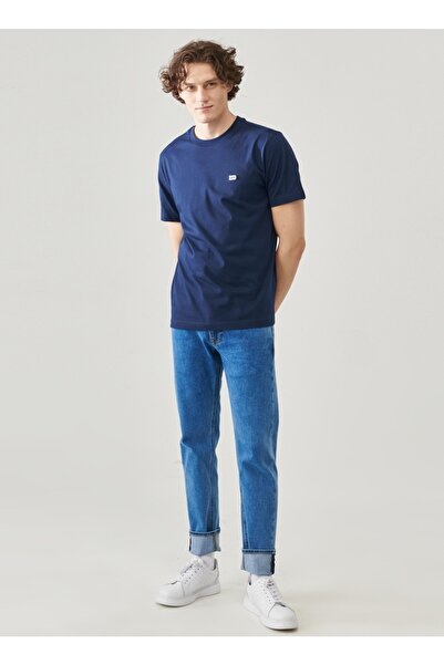 Lee Bisiklet Yaka Lacivert Erkek T-shirt L60ufq35_ T-shirt
