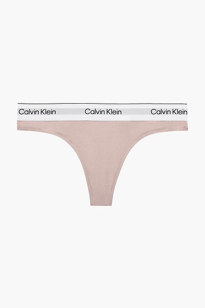 Calvin Klein String - Beige - Unifarben