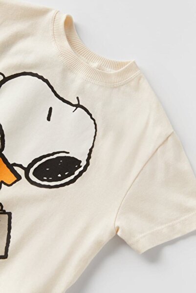 Machetta Παιδικό μπλουζάκι με στάμπα Snoopy Unisex Oversize