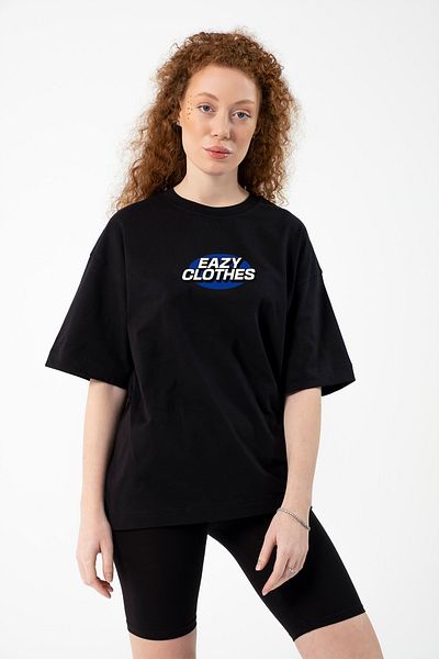 Eazy Co Feel Better Black Unisex Extra Oversize Short Sleeve T-shirt