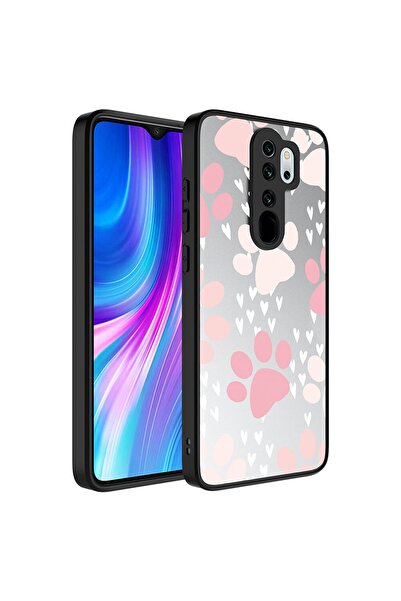 ZM STORE Xiaomi Redmi Note 8 Pro Kılıf Aynalı Desenli Kamera Korumalı Parlak ...