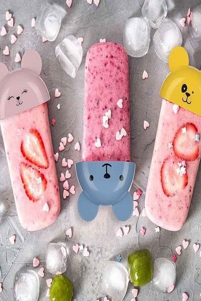 MasterCar Snowy Ice Cream - 4-Piece Kids Ice Cream Set and Storage Container