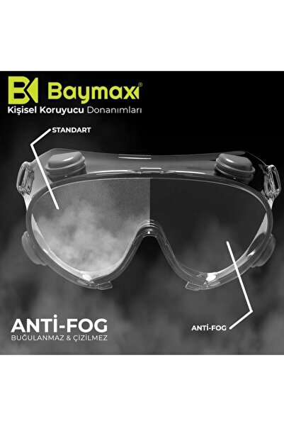 Baymax S1551 Quattro Full Covered Valve Glasses Transparent