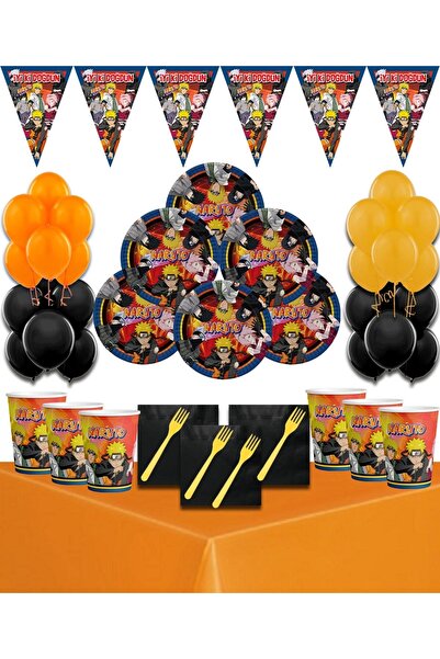 Yogi parti Set de consumabile pentru petrecerea de aniversare Naruto pentru 1...