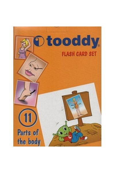 Tudem Yayınları Toddy Flash Card Set-parts Of The Body-40 Cards