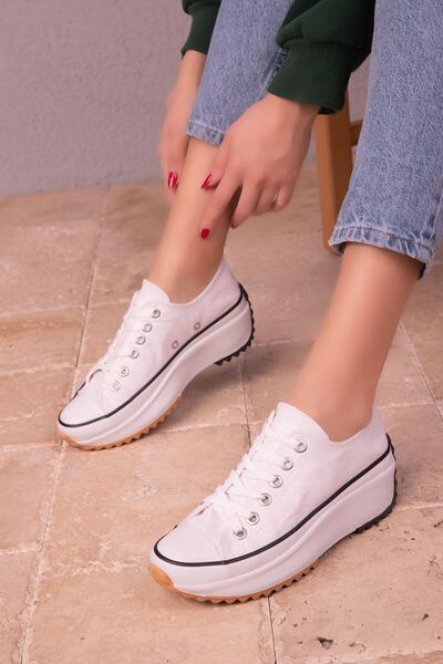 SOHO Women's White Sneakers 18158