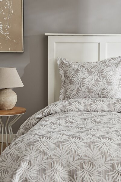 Karaca Home Gray Single Plant Bedspread