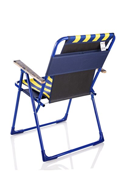 Miras Fans Pro Katlanır Sandalye, Sarı-lacivert