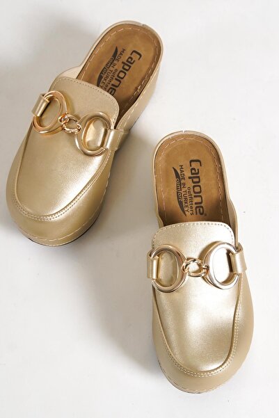 Capone Outfitters Papuci de mama cu toc pană, anatomici, moi, confortabili