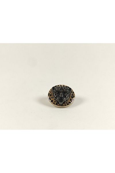 Kariyer Astar 5 Pieces in a 1.7 Cm Tiger Patterned Gold Snap Package