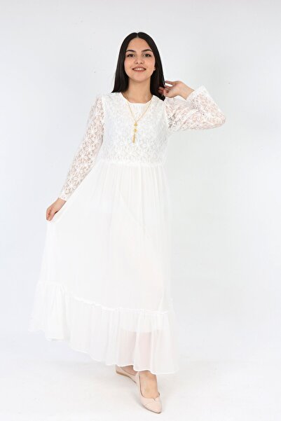 TheJOJODesign Φόρεμα αποφοίτησης και ειδικών περιστάσεων για κορίτσια από λευκό ύφασμα από τούλι