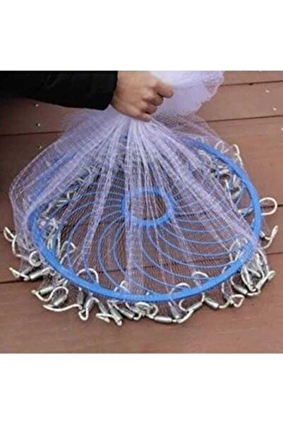 Blue Ocean Çemberli Amerikan Serpmesi  0,33 mm Misina Örgü 4 kg Kurşunlu