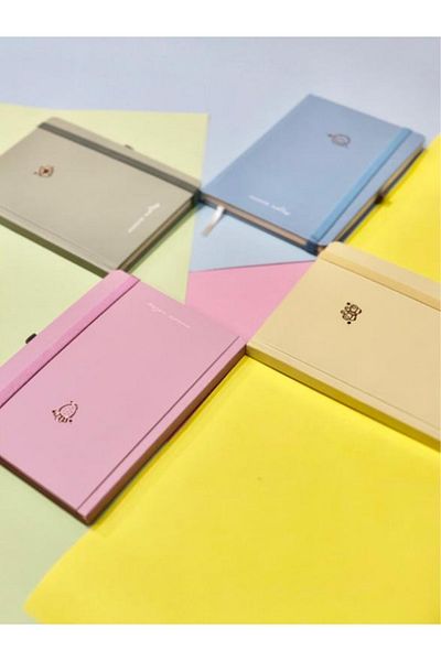 Gıpta Elastic Hard Cover Striped 120 YpIndex Gift Micro Notes