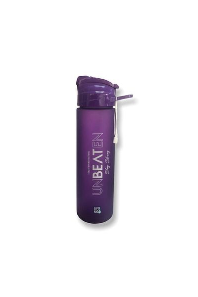 Gıpta Unbeaten Tritan Painted Patterned Water Bottle with Straw 630cc