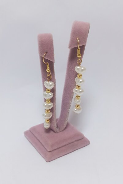 qoeuyl boutique Baroque Pearl Necklace Bracelet And Earring Set-off White-gold