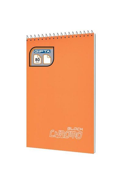 Gıpta Chromo Block A4 80 Sheets Spiraled Unlined Notebook
