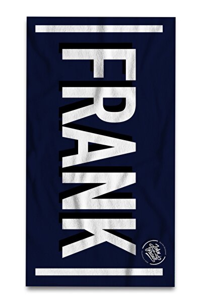 John Frank Desenli Çok Renkli Plaj Havlusu