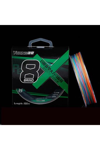 YUDING 8 Kat Örgü Lrf, Spin Ip Misina 150m 0,104mm / 0,128mm Olta Misinası Pe...
