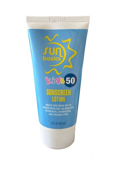 Sun basics Kids Sunscreen Lotion Child Sunscreen Cream Spf 50 + 89ml.